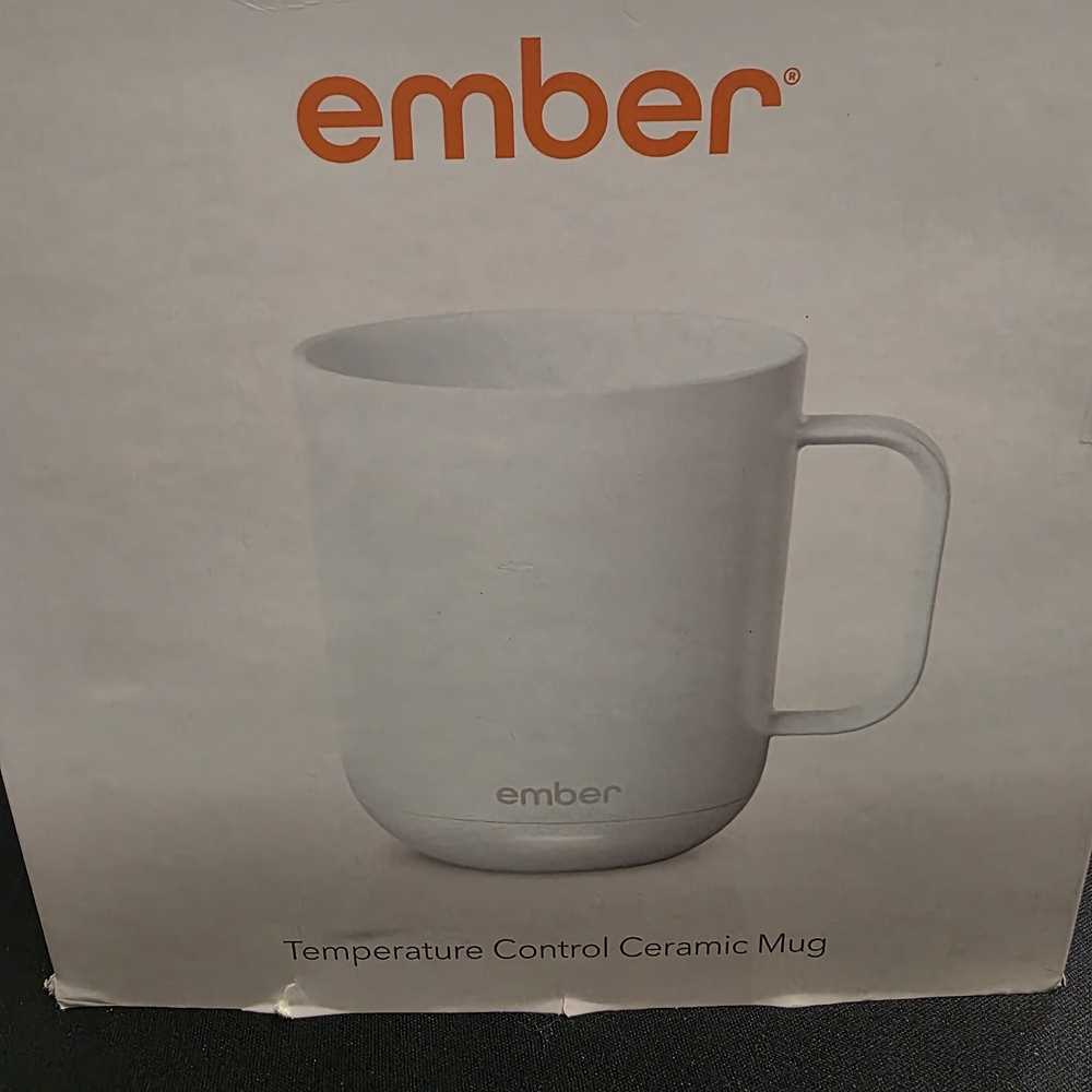 Ember White Temperature Control Ceramic Mug